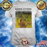Biden voters acting like this is exactly what they voted for highter taxes pro war empower china shirt