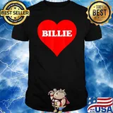 Billie Big Heart I Love T-Shirt
