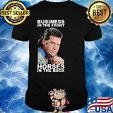 Billy Ray Cyrus business in the front horses in the back shirt