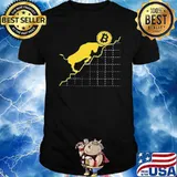 Bitcoin Sign Art Satoshi Nakamoto Bull And The Symbol Shirt