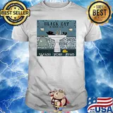 Black cat and sink company wash your paws duck shirt