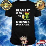Blame it on the drinks package cruise holiday clothing T-Shirt