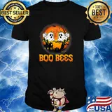 Boo Bee Ghost Moon Halloween T-Shirt