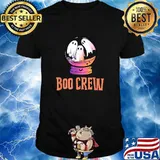 Boo Crew Halloween Ghosts Crew T-Shirt