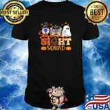Boo Pumpkin Game Witch Sight Squad Halloween T-Shirt