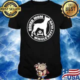 Boxer mom wiggle butt club dog shirt