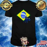 Brazilian Zouk Live Love Dance Brazilian Flag T-Shirt