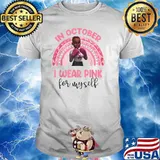 Breast Cancer Awareness Black Fighter In October I Wear Pink T-Shirt