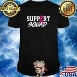 Breast Cancer Awareness Month Support Squad Pink T-Shirt