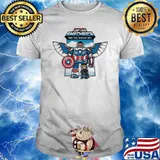 Captain Amechrica and the winter boy shirt