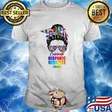 Celebrate Hispanic Heritage Month Messy Buns Flag National T-Shirt