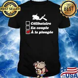 Célibataire En couple À la plongée Diver Shirt