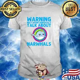 Cool Narwhal For Men Women Rainbow Tusk Sea Unicorn Dolphin T-Shirt