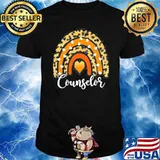 Counselor Boho Rainbow Leopard Shirt