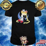 Crazy moon cat lady miniature mayhem shirt