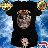 Creepshow The Most Fun You'll Ever Have Being Scare Skull T-Shirt Ladies tee