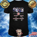 Cubs Kris Bryant Javier Baez Willson Contreras Anthony Rizzo Signatures shirt