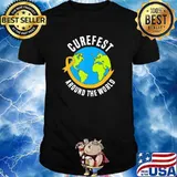 CureFest Around the World Globe Shirt