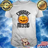 Current Mood Pumpkin Monster Halloween Party T-Shirt
