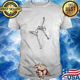 Dancing Skeleton Halloween Gothic Punk T-Shirt
