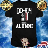 Dd 214 Alumni Us Military Veteran Navy Vintage Us Flag Shirt