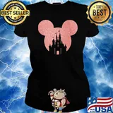 Disney love mickey mouse logo s Ladies tee