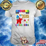 Disstressed Level 6 Among Unlocked With Us 6th Birthday T-Shirt