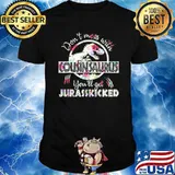 Don’t Mess With Cousinsaurus You’ll Get Jurasskicked Flower Shirt