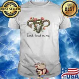 Don’t tread on me uterus Snake Flower T-Shirt