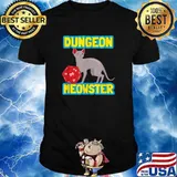 Dungeons Meowster Egyptian Dice T-Shirt