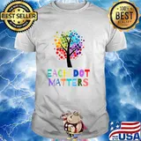 Each Dot Matters Colorful Polka Dot Tree T-Shirt