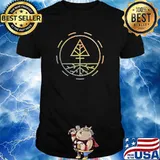 Earth Tree Chakra Tree of Life Alchemy Four Elemental Symbol T-Shirt