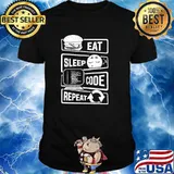 Eat Sleep Code Repeat Shirt