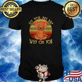 EFF You See Kay Why Oh You Dachshund Yoga Vintage T-Shirt