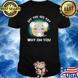 EFF You See Kay Why Oh You Meditation Mouse Yoga Vintage T-Shirt