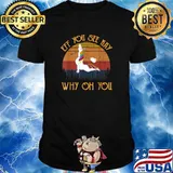 Eff You See Kay Why Oh You Unicorn Retro Vintage T-Shirt T-Shirt