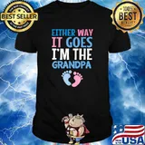 Either Way It Goes I'm The Grandpa Grandparent Baby T-Shirt