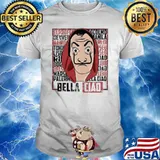 El profesor cocolmo denver manila nairobi berlin bella ciao shirt