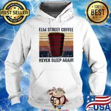 ELM street coffee never sleep again EST 1984 vintage s Hoodie