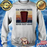 ELM street coffee never sleep again EST 1984 vintage s Sweater