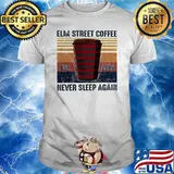 ELM street coffee never sleep again EST 1984 vintage shirt