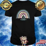 Eva 8 Birthday Rainbow T-Shirt