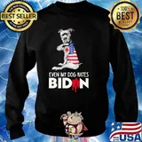 Even my dog hates biden tattoo american flag s Sweater