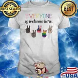 Everyone Is Welcome Here LGBT Shirt