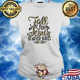 Fall For Jesus He Never Leaves Leopard Partten T-Shirt Ladies tee