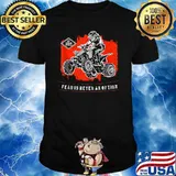 Fear Is Never An Option Racing Sport Motorcycle T-Shirt