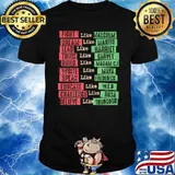 Fight like malcolm dream like martin lead like harriet think like garvey shirt