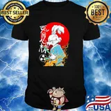 Fighting rabbit blood moon shirt