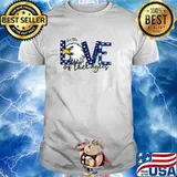 For the love of the Eagles Blue Eagles Mascot T-Shirt