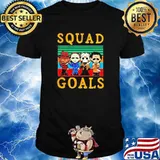 Freddy Krueger Michael Myers Jason Voorhees Leatherface squad goals retro shirt